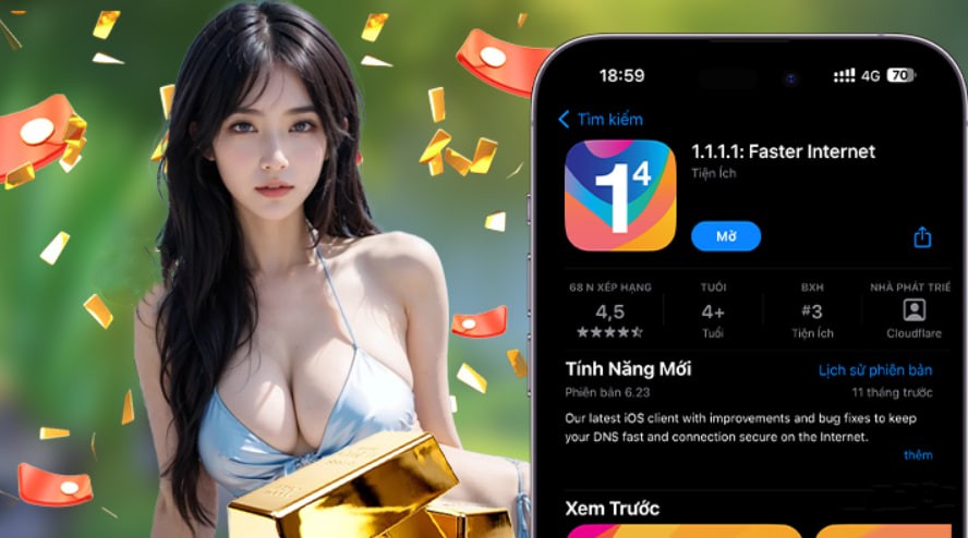Hình ảnh quảng cáo của vswin hiển thị nền tảng và các lợi ích